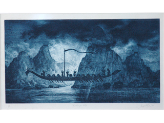 The Dragon Ship by Joseph Feher (1908-1987)