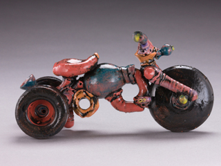 Red Motorbike by Daven Hee (View 2)