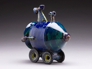 Blue Rocket Racer by Daven Hee