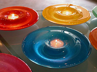Assorted Colored Xen Bowls by Scott Fitzel