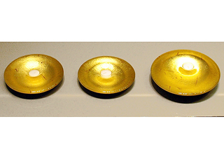 23K Gold Large Xen Bowls by Scott Fitzel