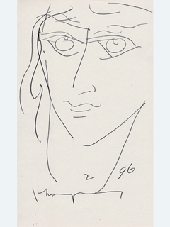 Untitled:  Face by John Young (1909-1997)