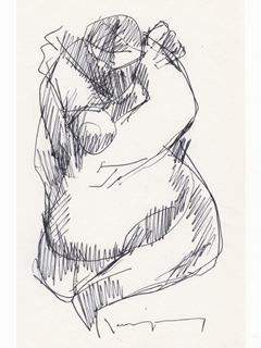 Untitled: Embrace by John Young (1909-1997)