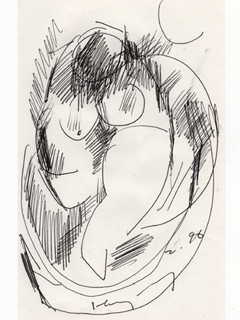 Untitled:  Figure by John Young (1909-1997)