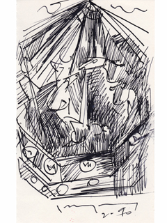 Untitled:  Carousel  by John Young (1909-1997)