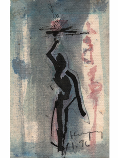 Untitled:  Waiter by John Young (1909-1997)