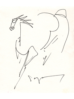 Untitled:  Horse by John Young (1909-1997)