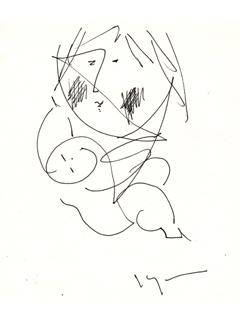 Untitled:  Mother And Child by John Young (1909-1997)