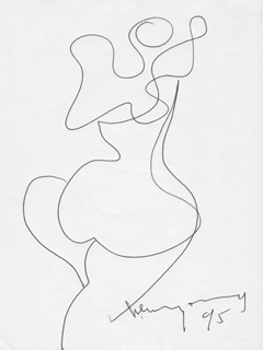 Untitled:  Figure by John Young (1909-1997)