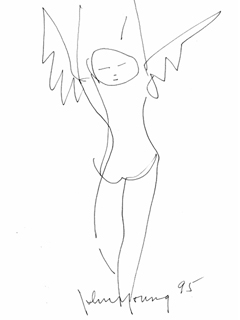 Untitled:  Angel by John Young (1909-1997)