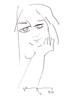 Untitled:  Daydreamer by John Young (1909-1997)