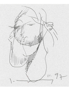 Untitled:  Modern Mona Lisa by John Young (1909-1997)