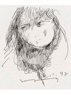 Untitled:  A Gentle Look by John Young (1909-1997)