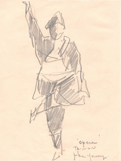 Untitled:  Character by John Young (1909-1997)