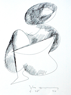 Untitled:  Figure by John Young (1909-1997)