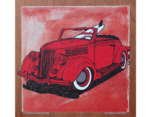 Red Convertable by Von Weirdos