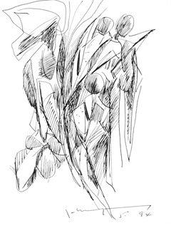 Untitled:  Figures by John Young (1909-1997)