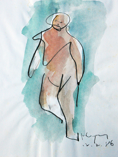 Untitled:  Figure by John Young (1909-1997)