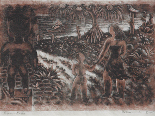 Eventide by Isami Doi (1903-1965)