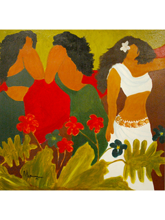 Pi'ilani, Leihoku & Sara by Mapuana Schneider