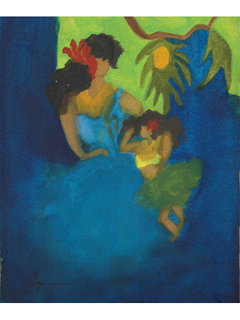 Little Miss Whit & Mama by Mapuana Schneider