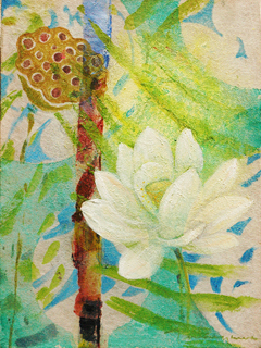 Lotus and Coco Palms (Local Girls Series) III by Noe Tanigawa