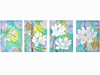 Lotus and Coco Palms (Local Girls Series) IV by Noe Tanigawa (View 2)