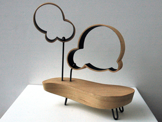 Bubble Form in Black by Aaron  Padilla