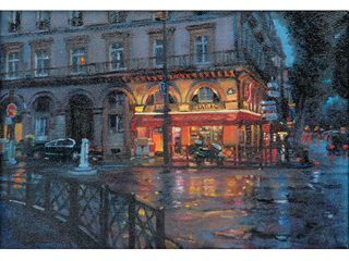 Rainy Night at Le Corona by Ka-Ning Fong