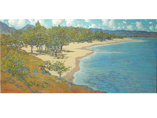 Kailua Beach at Boat Ramp by Russell Lowrey