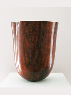 Untitled: Koa Vessel by Francisco Clemente (View 3)