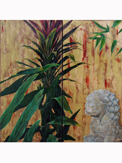Golden Ti/ Golden Lion by Sandra Blazel