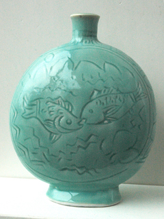 Fish Vase by Sangin Kwon
