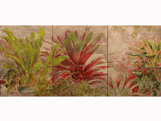 In The Bromeliad Garden  by Arthur Johnsen (1952-2015)