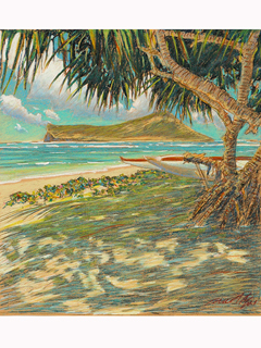 Waimanalo, Rabbit Island by Russell Lowrey