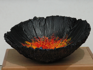 Pele' Bowl by Ron Kent 1931-2018) (View 3)