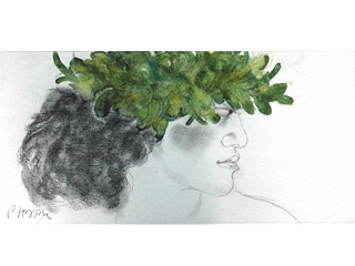 Green Haku by Pegge Hopper