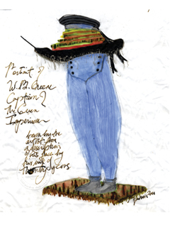 Portrait of W.B. Greene Captain of the Green Imperium by Dorothy Faison