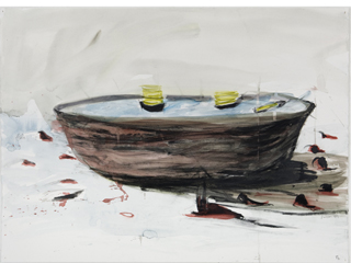 Illustration No.2 of scientific experiment to determine lawnboat displacement by Dorothy Faison