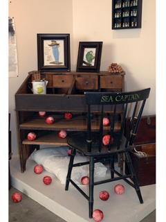 Captain's desk from the U.S.L.B. Green Imperium by Dorothy Faison