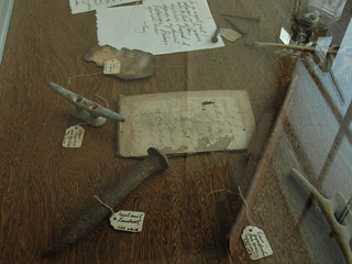 Lawnboat Historical Society items of great value (belonging to Sea Captain and recovered from reefed lawnboats) by Dorothy Faison (View 3)