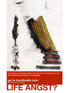 Life Angst:  Descending Staircase by Dorothy Faison