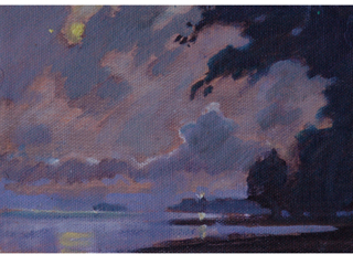 Moonlight Anini, November 20 by Dennis Morton