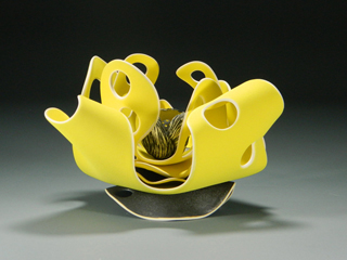 Bloom - Yellow & Black by Licia McDonald