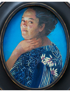 Lady In Blue by Chris Campbell