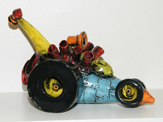 Turquoise Dragster by Daven Hee