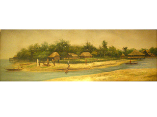Outrigger Canoe Club 1908 Waikiki Oahu by Unknown Artist