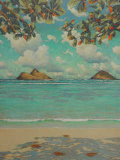 Lanikai, Mokulua Islands  by Russell Lowrey Giclees