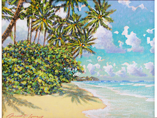 Diamond Head Beach by Russell Lowrey