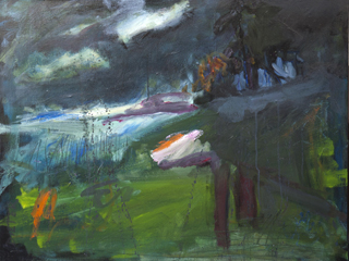 Storm Brewing Over Hunakai by Ellen Dieter